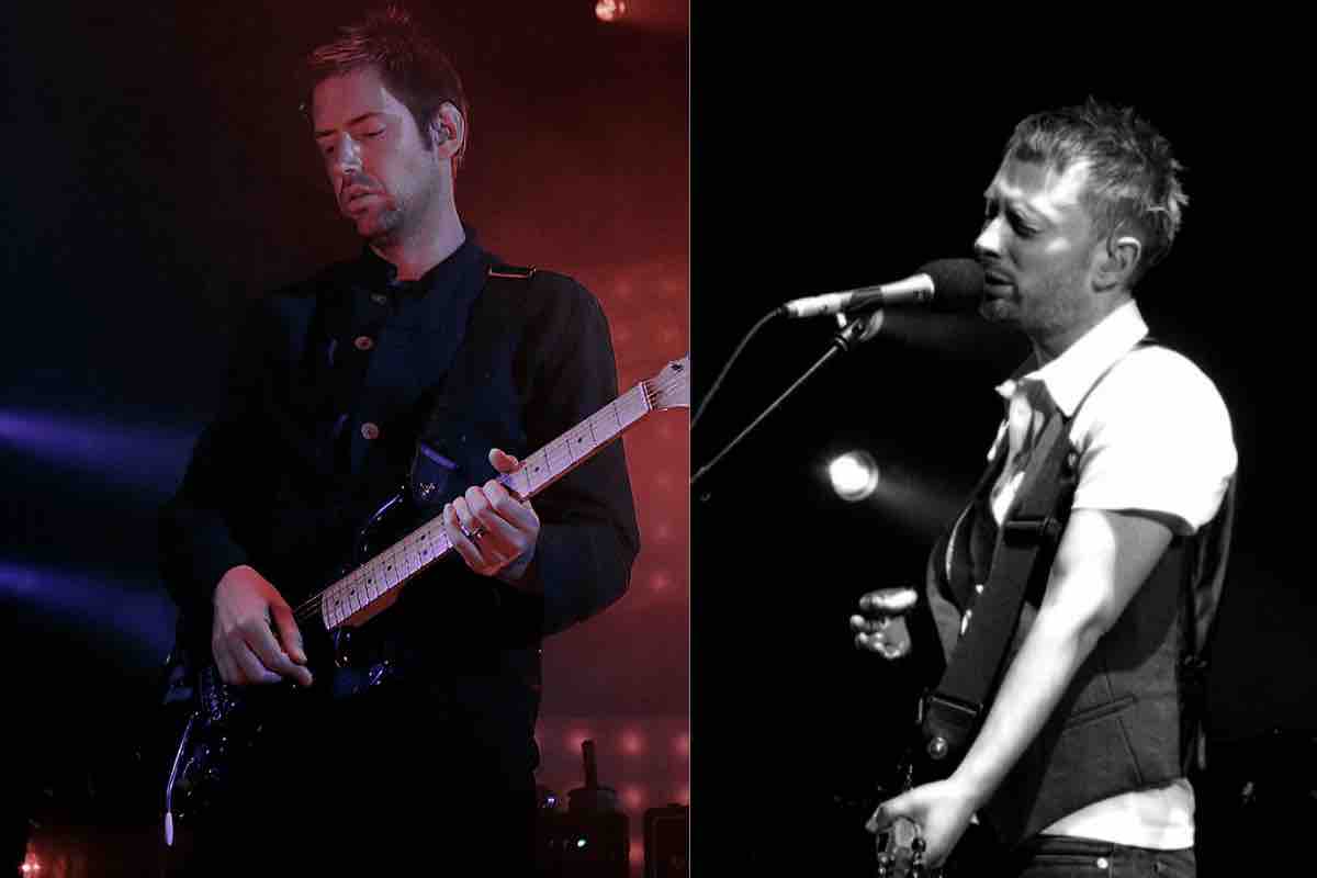 Ed O'Brien e Thom Yorke