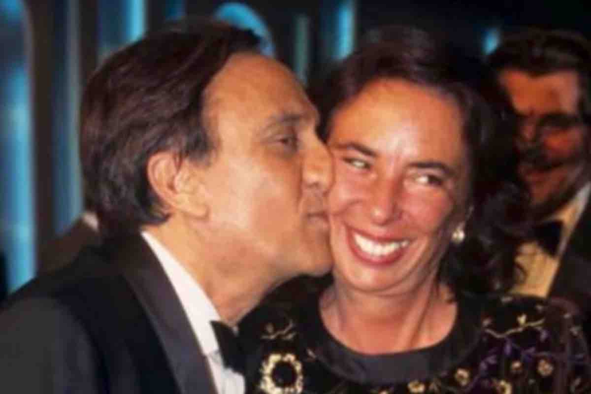 Emilio Fede e Diana De Feo