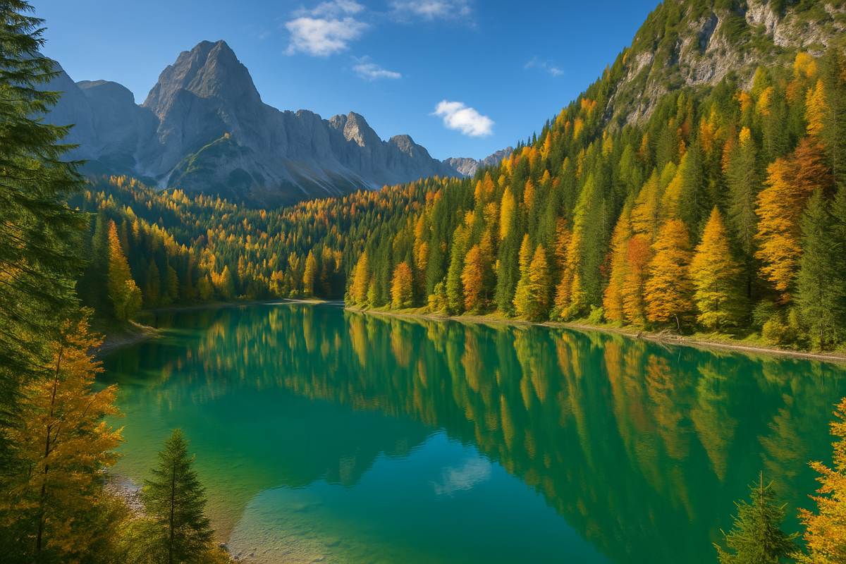 Lago che sembra un dipinto